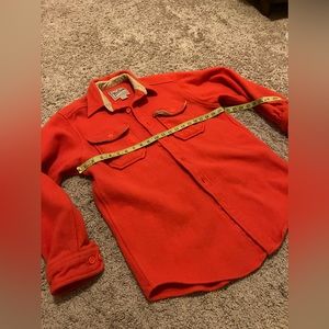 Vintage Woolrich Blaze Orange Hunting Shirt (Wool)